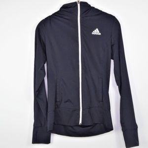 adidas Tops - Adidas Hoodie Track Jacket Full Zip Pockets adidas Tops - Adidas Hoodie Track Jacket Full Zip Pockets